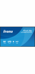 iiyama ProLite LE9864UHS-B1AG - 98" Třída úhlopříčky (97.5" zobrazitelný) displej LCD s LED podsvícením - digital signage - s vestavěný přehrávač médií SoC - 4K UHD (2160p) 3840 x 2160 - černý rám s m