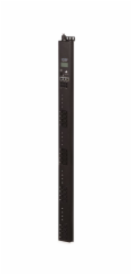 Planet IPM-16230, IP vertikální ovládání 16x zásuvek 240V/10A, 0U Rack, LED+displej, 2 kaskádové porty, port pro senzor