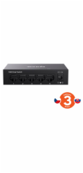 Tenda TEG2205D Websmart L2 cloud managed switch, 5x 10/100/1000 Mbps, Kov, Fanless - bez ventilátorů
