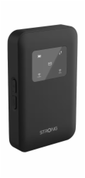 STRONG 4G+ MIFI 900/ data 300Mbps/ Wi-Fi 1200Mbps/ baterie 2500mAh/ WPA3/ micro SIM/ USB-C/ bez displeje/ černý