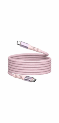 Verbatim USB-C->C magnetický kabel Sync & Charge 100W růžový