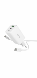 Epico UltraBoost EA40 65W GaN Wall Charger Bundle with USB-C to USB-C 1.2m Cable - bílá