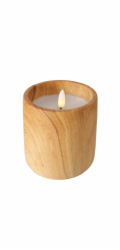 Boltze Home LED svíčka Yuna vysoká, průměr 9 cm x 10,5 cm, přírodní