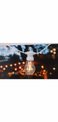 ProGarden ZAHRADNÍ GIRLANDA PÁRTY SVĚTLO 20LED A60 BÍLÝ KABEL