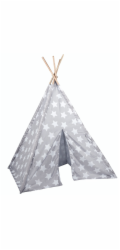 Dětský stan teepee 120x120x150cm šedá ED-215004seda