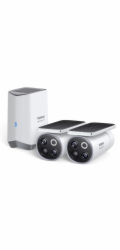 Baseus Venkovní kamera Security S1 Pro 3K (sada 2ks++centrální stanice) bílá