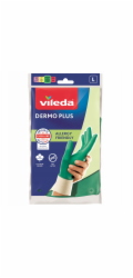 Vileda Dermo Plus „L“ rukavice Zelená Bavlna, Nitril