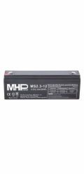 Baterie MHPower MS2.3-12 VRLA AGM 12V/2,3Ah, F1 