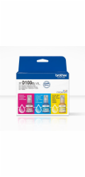 BROTHER INK BT-D100CLVAL Value pack pro T23x, T43x, T53x, T73x, T93x cca 5000 stránek - sada CMY- INKTANK