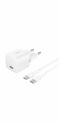Belkin BOOST CHARGE™ 25W USB-C Power Delivery PPS nástěnná nabíječka + 1m USB-C na USB-C kabel, bílá