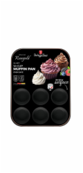 Forma na muffiny s nepřilnavým povrchem 12 ks Black Rose Collection BH-8671