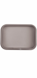 Forma na dort hranatá s titanovým povrchem 39x27 cm Taupe Collection BH-7943