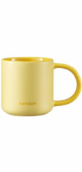 BUYDEEM Ceramic Mug 300 ml, model CD1018, color Mellow Yellow