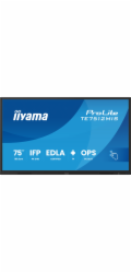 75" iiyama TE7512MIS-B4AG:IPS,4K,40P,USB-C