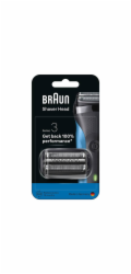 Vyměnitelné břity BRAUN Series, černé