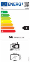 TCL T69C 55T69C televizor 139,7 cm (55") 4K Ultra HD Smart TV Wi-Fi Metalická 350 cd/m2