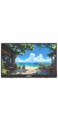 DAHUA 16" LED PM16-F201PD/ IPS panel/ 1920x1080 (FHD)/ 1200:1/ 10ms/ 200 cd/m2/ HDMI/ 2xUSB-C/ VESA 75x75/ černý