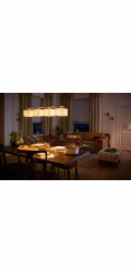Philips LED žárovka E14 ve tvaru svíčky 4,3 W, balení 3 ks, 9,7 x 3,5 cm (V x Š)