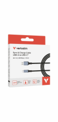 Verbatim USB-A->C kabel Sync & Charge 18W černý