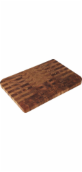Prkénko servírovací a krájecí teakové dřevo 40 x 28 x 20 cm KO-210001280