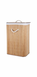 Koš na prádlo bambus 40x30x60 cm přírodní KO-KR9000010