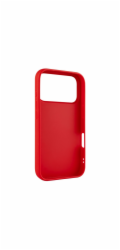 Zadní pogumovaný kryt FIXED Story pro Apple iPhone 17 Pro, červený