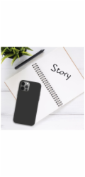 Zadní pogumovaný kryt FIXED Story pro Apple iPhone 17 Pro, černý