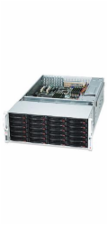 SUPERMICRO 4U chassis 36x 3,5" HS SAS3 (24x Front + 12x Rear), 2x1200W(tit.)