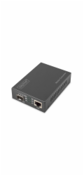 DIGITUS 10 Gigabit Ethernet Media Converter, SFP podporuje 1G, 2,5G, 5G a 10G, otevřený slot