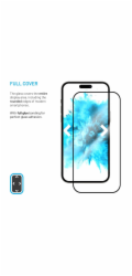 Tvrzené sklo FIXED Full-Cover s aplikátorem pro Apple iPhone 17 Pro, 2ks, černé