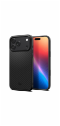 Spigen Enzo Aramid T, black - iPhone 17 Pro