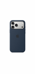 iPhone 17 Pro Max Silicone Case with MS–Midnight