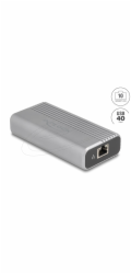Delock Síťový adaptér USB Type-C™, USB 40 Gbps, 10 Gigabit LAN, 1 x RJ45
