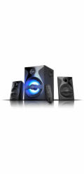 FENDA F&D repro F380X/ 2.1/ 54W/ černé/ BT4.0/ NFC/ FM rádio/ USB/SD přehrávání/ dálkové ovládání