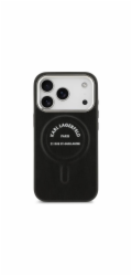 Karl Lagerfeld PU RSG Logo MagSafe kryt iPhone 17 Pro čierny
