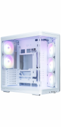 Zalman skříň P60 / ATX / 5x120mm ARGB fan / 2xUSB 3.0 / USB-C / panoramatická / bílá