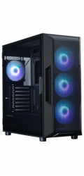 Zalman skříň i3 Neo ARGB V2 Black / ATX / 4x120mm ARGB Fan / 2xUSB 3.0 / černá