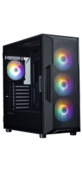 Zalman skříň i3 Neo V2 Black / ATX / 4x 120mm RGB Fan / 2x USB 3.0 / černá