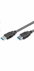 MicroConnect Kabel USB USB-A - USB-A 2 m černý (USB3.0AAF2B)