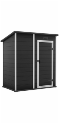 Zahradní domek Keter Essential 6 x 4 tmavě šedý / bílý, s podlahou