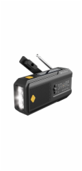 Sandberg Surviovor All-in-1 2000 mAh, FM/AM rádio s dalšími funkcemi, černá