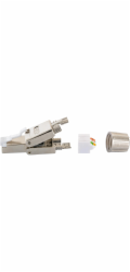 Schwaiger ® Cat8.1 síťový konektor - STP kovový, 1 kus RJ45