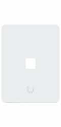 Ubiquiti UniFi univerzální vertikální nástěnná zásuvka, 1 port pro keystone, přetíratelný kryt, balení 4 ks