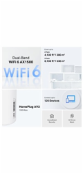 TP-Link Deco PX10(3-pack) WiFi6 Powerline Mesh (AX1500,AV1000,2,4GHz/5GHz,3xGbELAN/WAN)