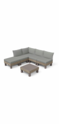Zahradní nábytek Keter Elements 5místný modulární set ashwood 