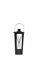 Boltze Lucerna Farol Velká 50 cm x 17 cm x 17 cm Černá