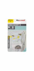 Neodymový magnetický kužel Fix-o-moll, 15 mm x 21 mm, stříbrný