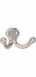 Siro Hook 582 Kov Nikl Lesklý Rozteč otvorů 19 mm