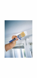 Plochý štětec LUX-TOOLS pro disperzní barvy, 60 mm, velikost 9, s hákem na kbelík