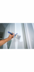 Plochý štětec LUX-TOOLS 80 mm, tloušťka 9 mm, s hákem na vědro